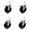 Service Caster 5 Inch Phenolic Swivel 10mm Threaded Stem Caster Total Lock Brake SCC, 2PK SCC-TSTTL20S514-PHR-M1015-2-S-2 - alternate 1